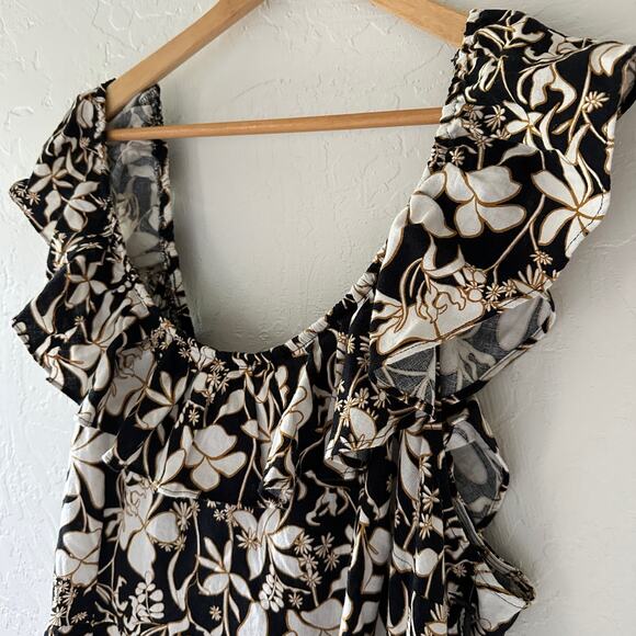 AVA & VIV | Womens Plus Size Ruffle Maxi Empire Waist Dress NEW Size 3X Cottage - Picture 4 of 11